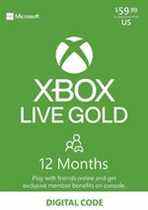 Xbox Live Gold 12 mois