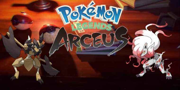 Comparaison de Pokemon Legends: Arceus 'Pokedex aux titres précédents
