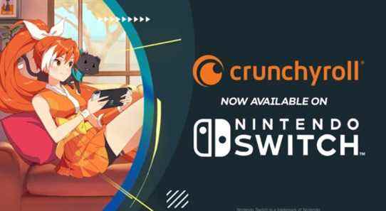 Crunchyroll est maintenant disponible sur Nintendo Switch, inclut la visualisation hors ligne