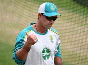 L'ancien entraîneur de cricket australien Justin Langer.