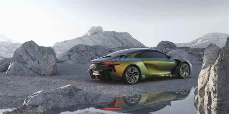 DS E-Tense Performance est une voiture de course de Formule E habillée