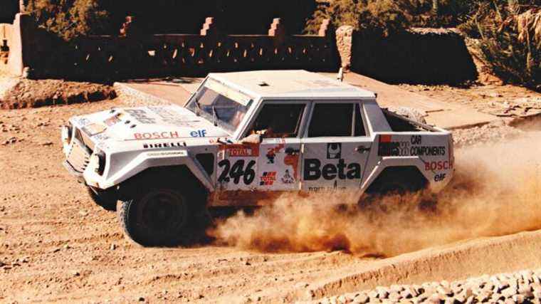 Découvrez une rare Lamborghini LM002 de 1987 au Concours de Miami