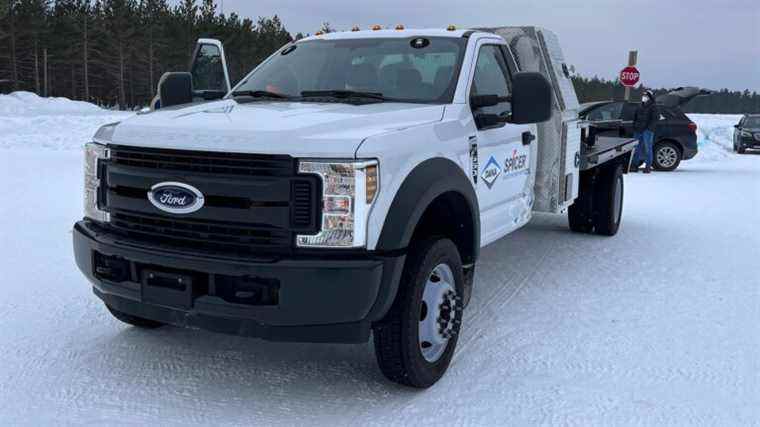 Dérive d’un châssis-cabine Ford F-550 EV: épisode 212 du podcast The Truck Show