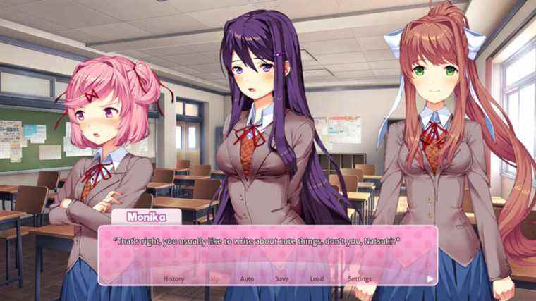 Doki Doki Literature Club Plus vient d'être lancé avec de nouvelles histoires et plus

