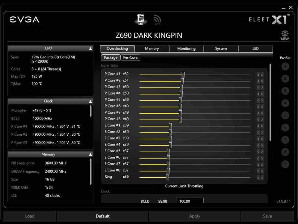 EVGA Z690 Kingpin foncé