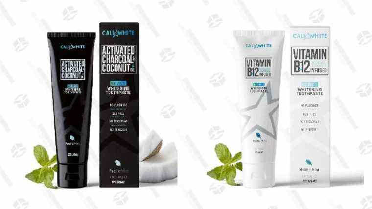 Économisez 10 % sur le dentifrice Cali White et gardez ces chompers brillants