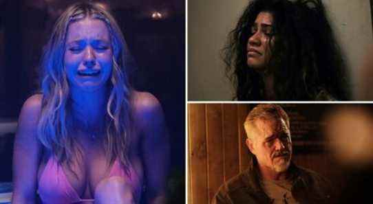 Euphoria Season 2 Chaotic moments Sydney Sweeney, Zendaya, Eric Dane