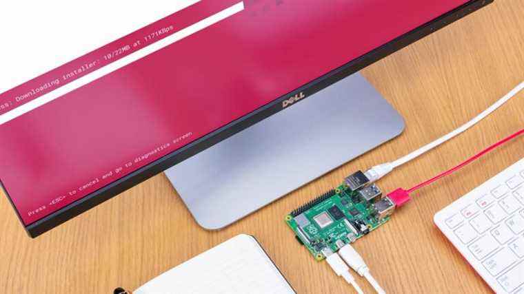 Fonction d’installation réseau des tests bêta de Raspberry Pi