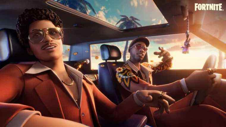 Fortnite Bruno Mars, Anderson .Paak Skins ajoutés aux côtés de la nouvelle station de radio