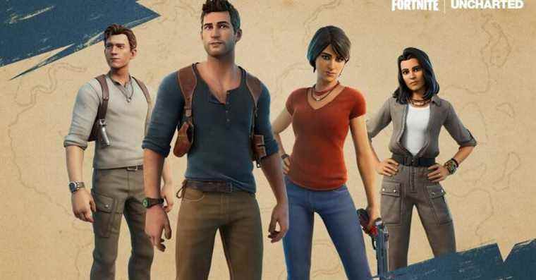 Fortnite Uncharted : les skins Nathan Drake et Tom Holland confirmés