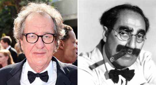 Geoffrey Rush jouera le rôle de Groucho Marx dans le biopic "Raised Eyebrows" Le plus populaire doit être lu