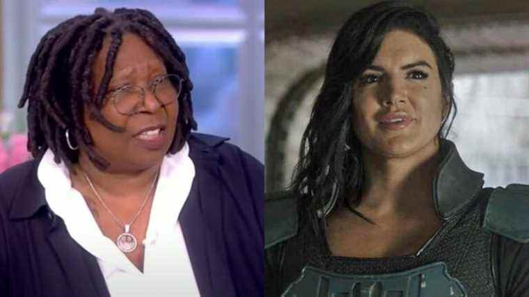 Gina Carano se penche sur la suspension de Whoopi Goldberg après que Disney l'ait renvoyée du mandalorien à la suite de commentaires sur l'Holocauste
