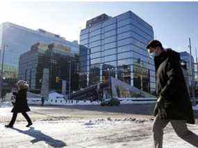 L'édifice de la Banque du Canada à Ottawa.