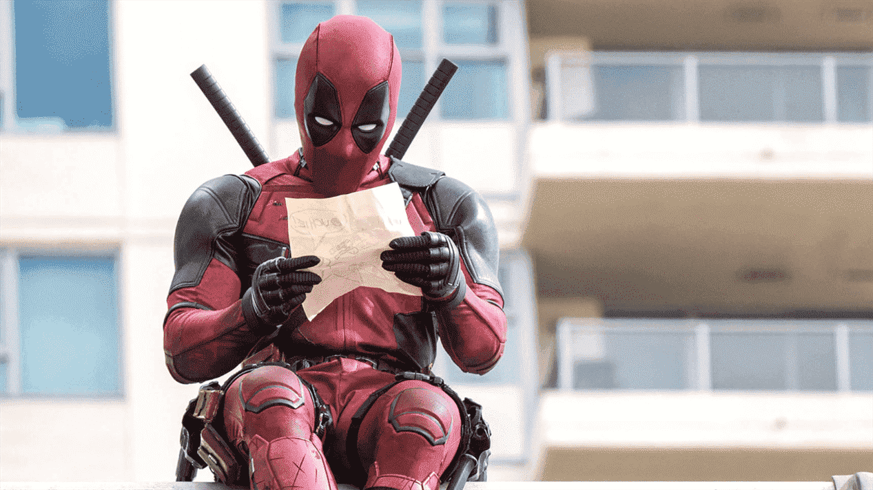 Deadpool lit une note