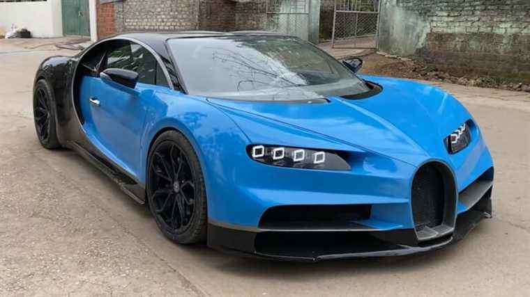 Je veux conduire la Bugatti Chiron Knockoff avec un moteur Carby Toyota