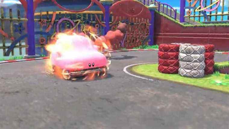 Kirby et le gameplay de Forgotten Land montrent une nouvelle voiture à manger pour Kirby