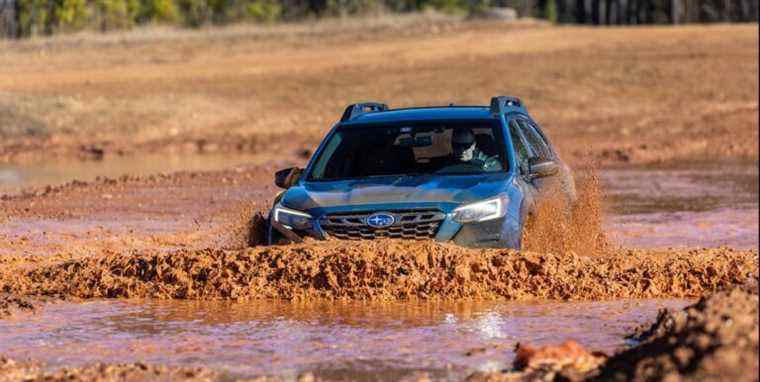 La Subaru Outback Wilderness 2022 reçoit un traitement de boue