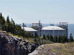 Saint John LNG, anciennement connu sous le nom de Canaport, à Saint John, au Nouveau-Brunswick.