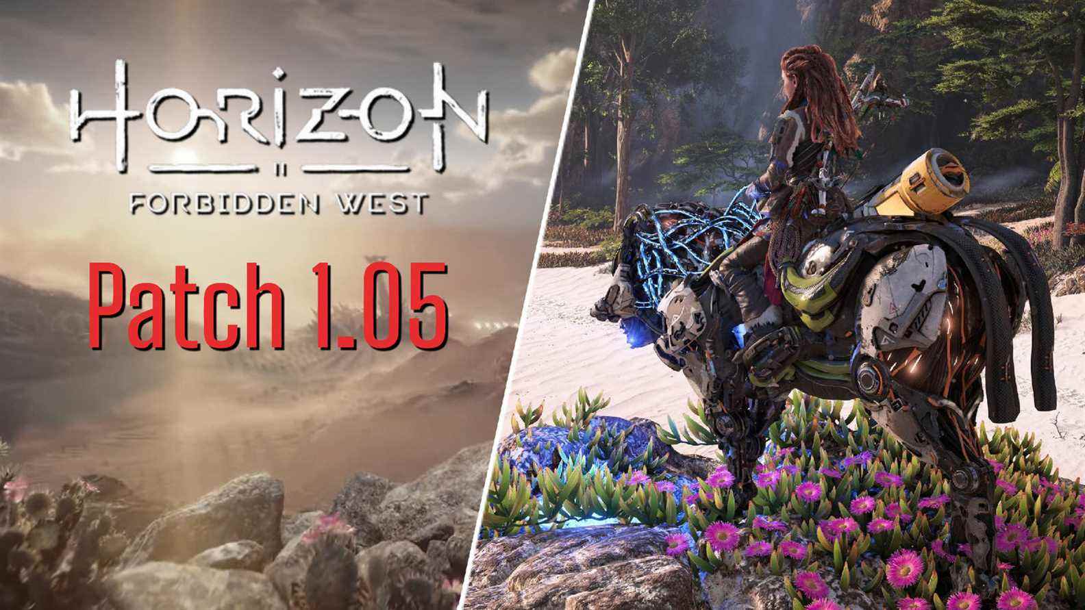 La mise à jour 1.05 du correctif Horizon Forbidden West corrige des problèmes graphiques et plus encore – notes de mise à jour complètes PS5 / PS4

