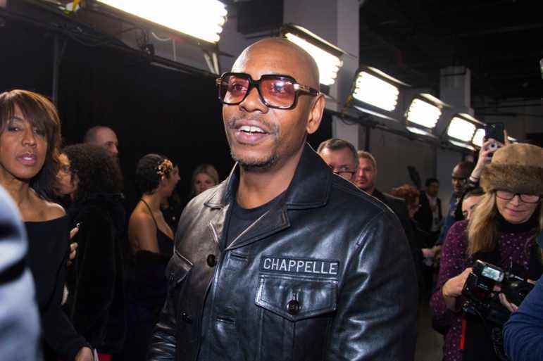 Dave Chappelle attends the Universal Music Group's Grammy after party at Spring Studios on Sunday, Jan. 28, 2018, in New York. (Photo by Scott Roth/Invision/AP)