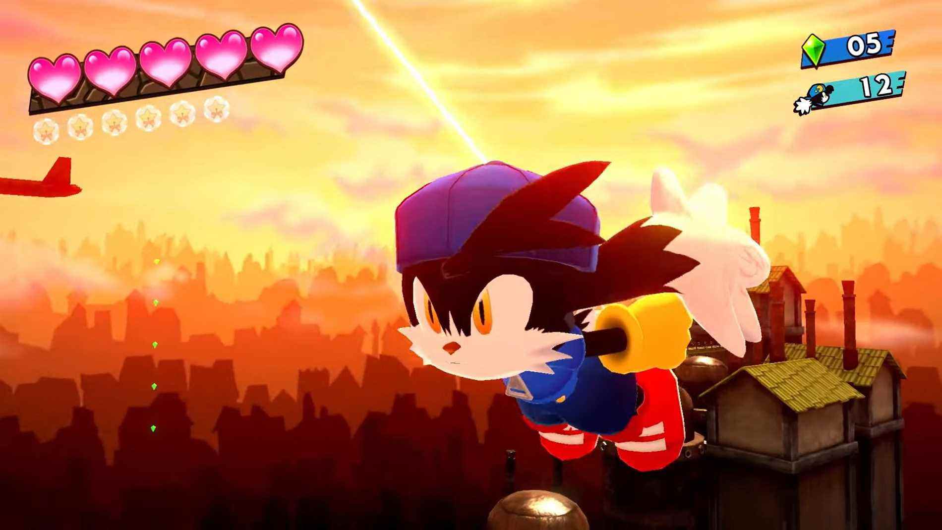 Capture d'écran de la série Klonoa Phantasy Reverie sur Nintendo Switch