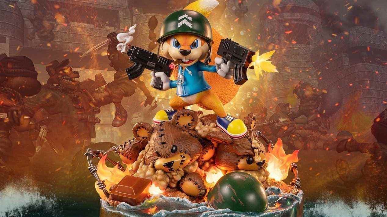 La superbe statue Bad Fur Day de Conker des 4 premières figurines est en pré-commande, le prix des lève-tôt se termine aujourd'hui
