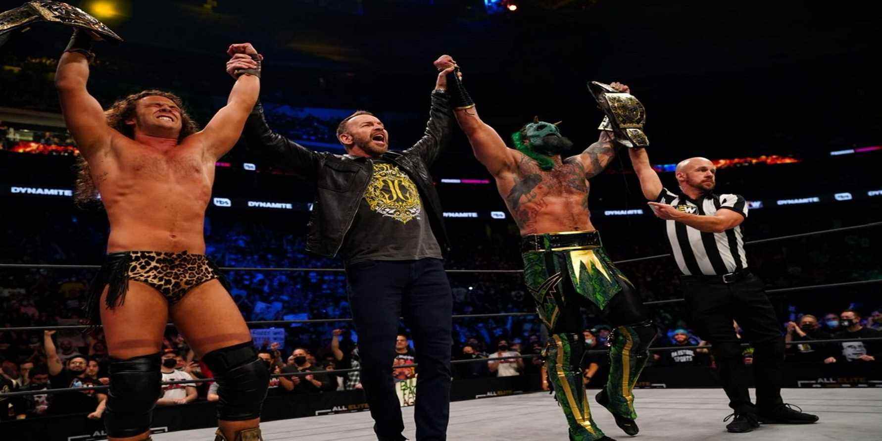 Jurassic Express Win Tag Titles AEW