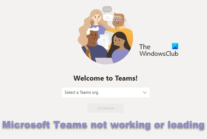 L'application Web Microsoft Teams ne fonctionne pas ou ne se charge pas