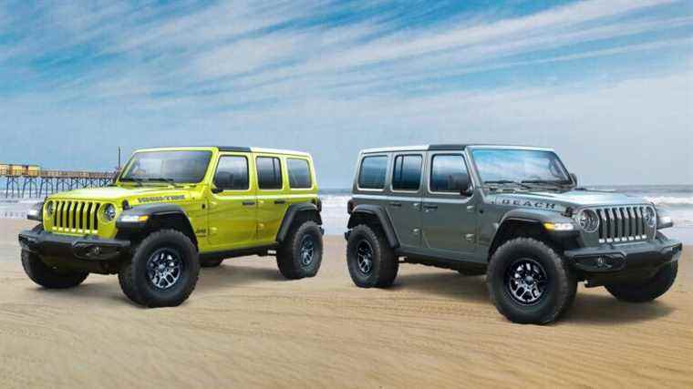 Le Jeep Wrangler High Tide 2022 glorifie les coups de soleil et les joues sablonneuses