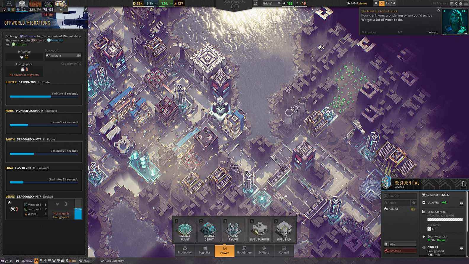 Le constructeur de villes spatiales Industries Of Titan est maintenant sur Steam, toujours en accès anticipé

