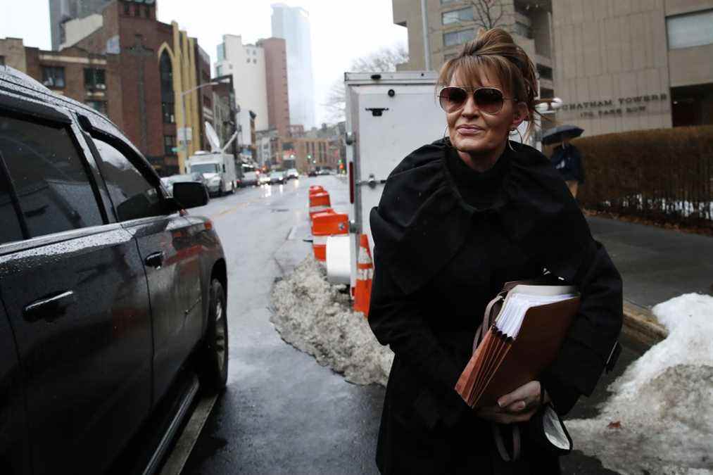 Le procès en diffamation de Sarah Palin contre le NY Times rejeté par le juge
