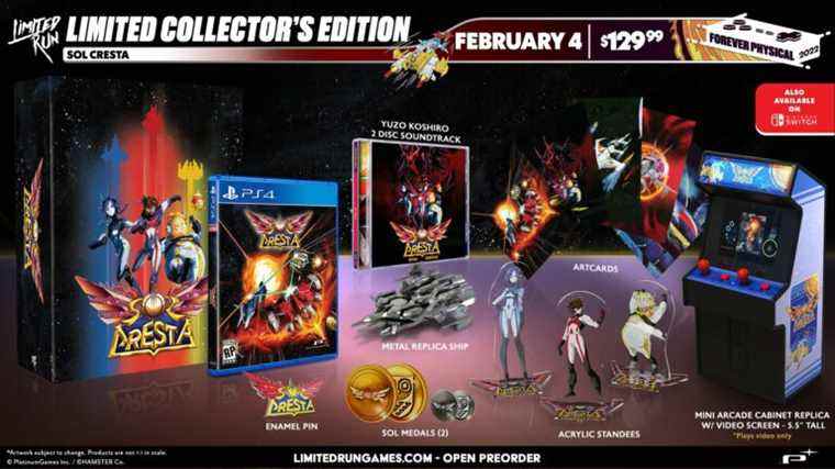 Le prochain shmup Sol Cresta sortira en Limited Run
