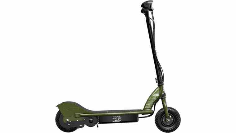 Le scooter Razor Trail-Rated de Jeep offre une demi-heure de plaisir après le roulage