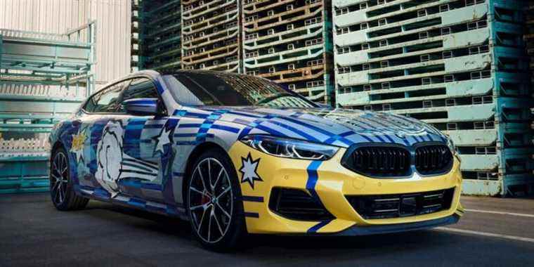 L’édition colorée Jeff Koons de la BMW M850i ​​Gran Coupé 2023