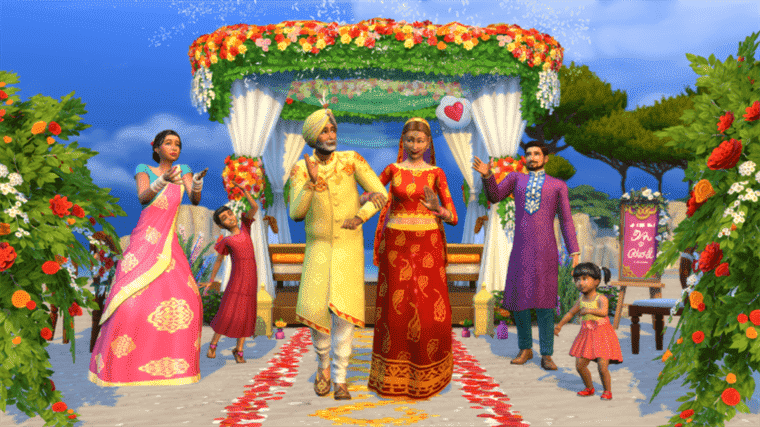 Les Sims 4 reçoivent un DLC de mariage à temps pour la Saint-Valentin