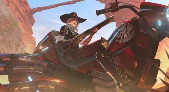 overwatch ashe motorcycle concept art