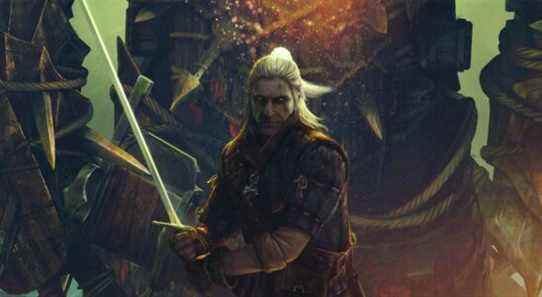 Geralt Sword drawn Witcher 2