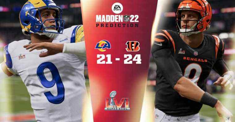 Madden prédit une victoire acharnée des Bengals au Super Bowl
