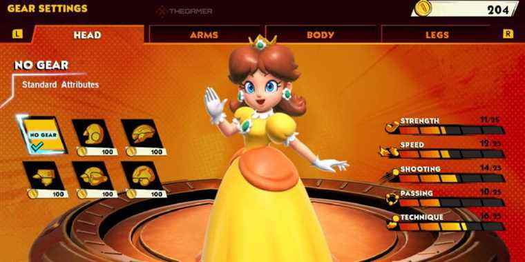 Mettez la princesse Daisy dans Mario Strikers ou I Riot
