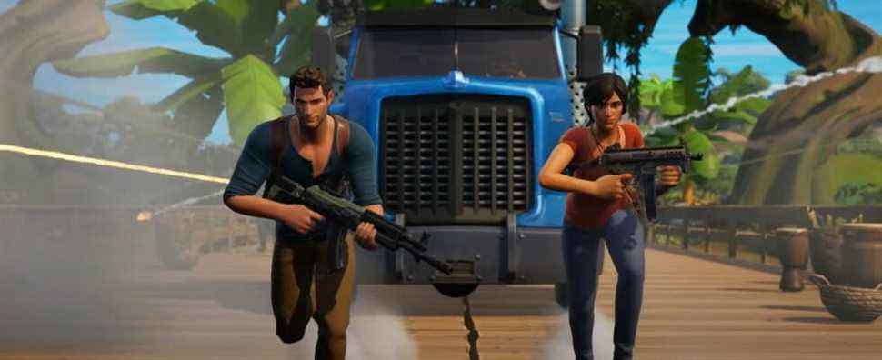 Nathan Drake et Cloe d'Uncharted arrivent sur Fortnite la semaine prochaine