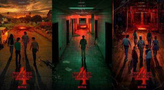 Netflix partage quatre nouvelles affiches taquinant la saison 4 de Stranger Things