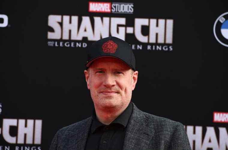 Kevin Feige arrives at the premiere of "Shang-Chi and the Legend of the Ten Rings"