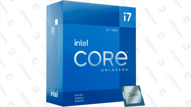 Obtenez un puissant nouveau processeur Intel Core i7 de 12e génération à 10 % de réduction