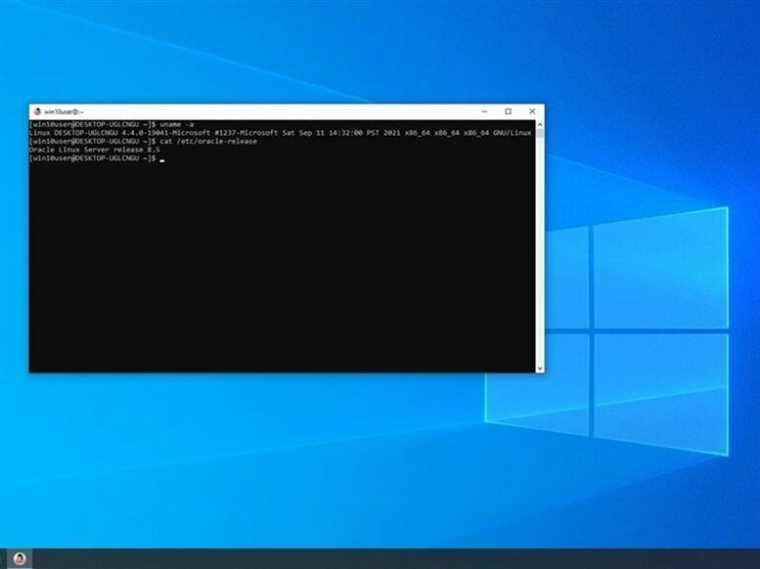 Oracle Linux 8.5 désormais disponible via le Microsoft Store