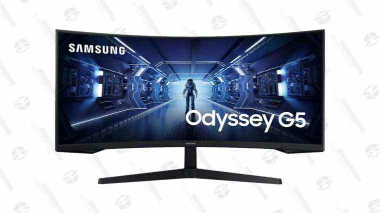 Passez au jeu ultra-large avec le moniteur Samsung Odyssey G5 de 34 pouces