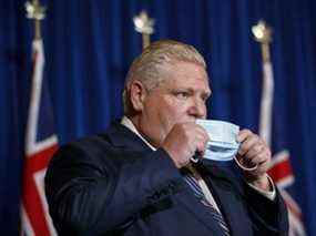 Le premier ministre Doug Ford.