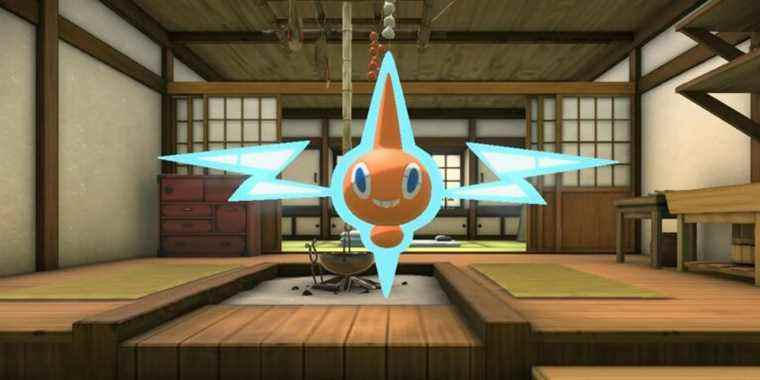 Pokemon Legends: Arceus Player montre la collection Rotom
