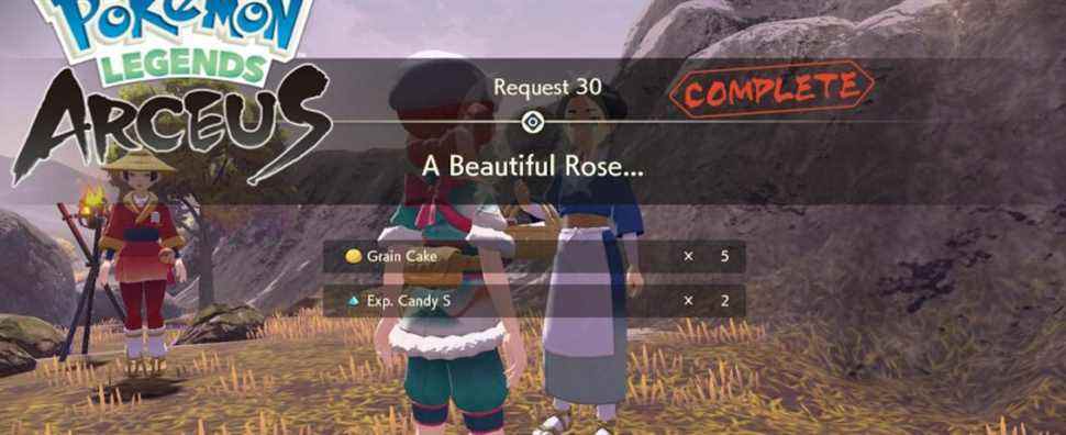Pokemon Legends: Arceus - Une belle rose Procédure pas à pas (Demande 30)