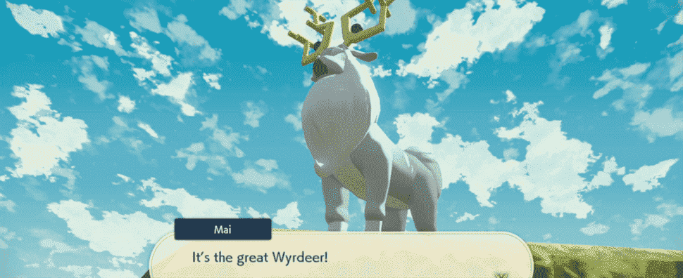 Pokemon Legends: Arceus - comment faire évoluer Stantler en Wyrdeer