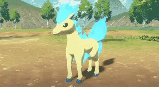 Pokémon Legends: Arceus vous donne essentiellement un Ponyta brillant